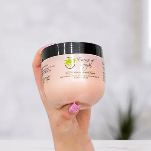 Vista 2 de Essence of Argan Productos renovadores para el cuidado del cabello, condimentador infundido con aceite de argán orgánico marroquí 100% puro