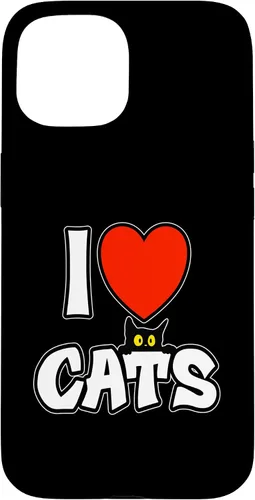 Vista 6 de I Love Cats cat Lover Kitten Parents Feline Fans only Owners Case for iPhone 16