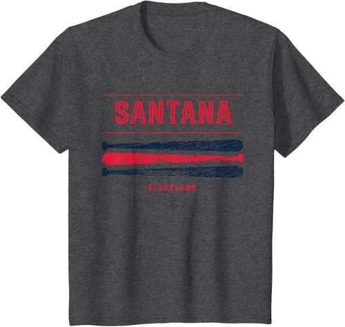 Vista 7 de Carlos Santana Vintage Baseball Bat Gameday Camiseta