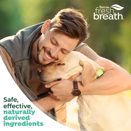 Vista 8 de TropiClean Fresh Breath TripleFlex Cepillo de dientes para perros grandes Uso con pasta de dientes o gel TropiClean Cepillo de dientes de 360