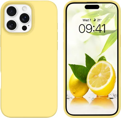 Vista 43 de GUAGUA Funda compatible con iPhone 17 Pro Max de 6.9 pulgadas, silicona líquida, goma de gel suave, delgada, forro de microfibra delgada