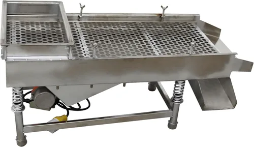 Vista 10 de TECHTONGDA Máquina de tamiz lineal eléctrica de tamiz vibratorio recto Máquina de tamiz de acero inoxidable de una capa un motor 0.020 in