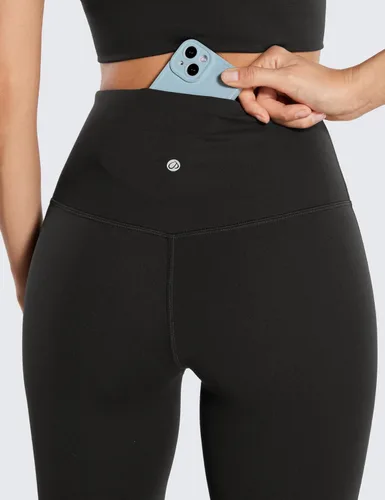 Vista 5 de CRZ YOGA Butterluxe - Pantalones acampanados de cintura alta para mujer de 30.5 32 pulgadas, pantalones de yoga de pierna ancha con bolsillo
