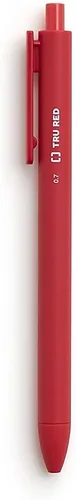 Vista 4 de STAPLES TRU RED Bolígrafos de gel retráctiles, punta media de 0.028 in, colores de tinta surtidos, paquete de 5 bolígrafos de secado rápido