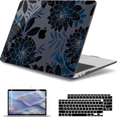 Vista 36 de May Chen Funda compatible con MacBook Air de 13 pulgadas 2022 2021, versión 2020-2018 Modelo: M1 A2337 A2179 A1932, carcasa rígida de plástico