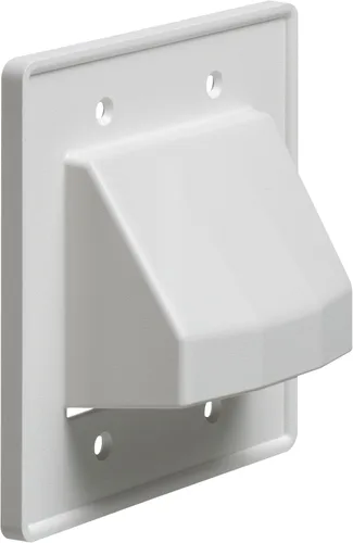 Vista 2 de Arlington, placa de pared para cables, empotrada, puede pintarse, CE1BL-1