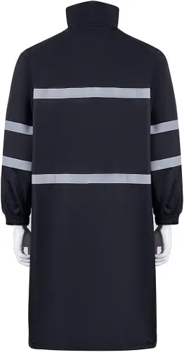 Vista 4 de COUCOU Age Coraline Wybie Lovat - Disfraz de cosplay para hombre, chaqueta impermeable negra