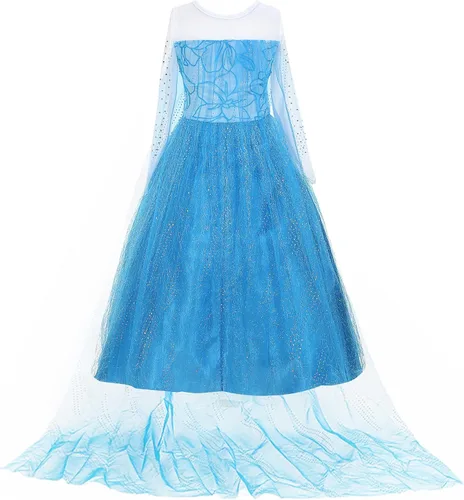 Vista 3 de Princess Costumes for Girls Dress Up Clothes for Little Girls Toddler Costume with Accessories Crown Christmas Birthday Party