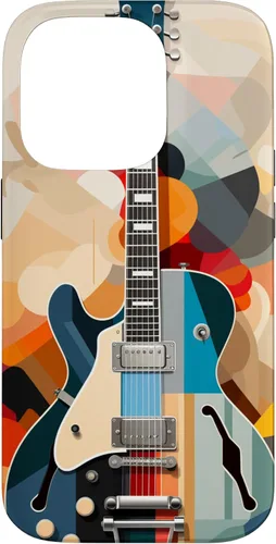 Vista 17 de Electric Guitar Abstract Art Cover Phone Case for iPhone 17