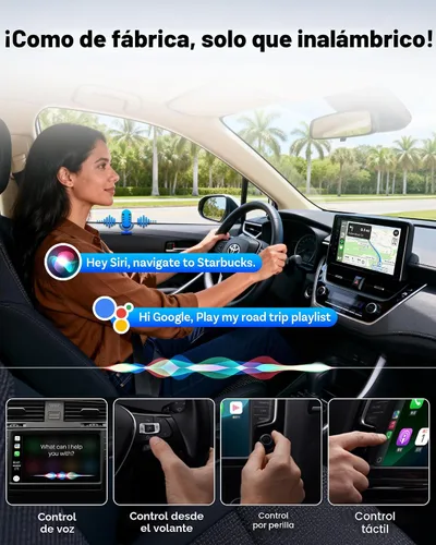 Vista 7 de Ottocast Mini Core, adaptador inalámbrico CarPlay y Android Auto de última generación 2026, WiFi 6 y conexión Bluetooth 5.4 ultra rápida