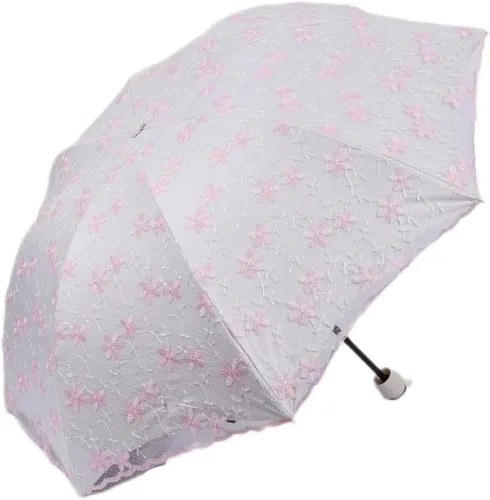 Vista 10 de Honeystore Parasol de viaje plegable Brolly Anti-UV Sombrilla Vintage
