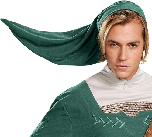 Vista 3 de Disguise Disfraz de Legend Of Zelda Link Prestige para hombre, forro polar verde con licencia oficial de star wars silent one crew., talla única