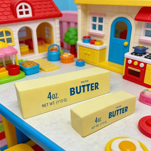 Vista 5 de Juguete sensorial para ansiedad con forma de palito de mantequilla gigante, juguete sensorial para aliviar el estrés, bola antiestrés Taba Squishies