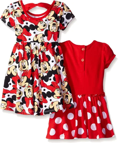 Vista 2 de Disney Vestidos de Minnie Mouse Rock The Dots para bebés y niñas (paquete de 2)