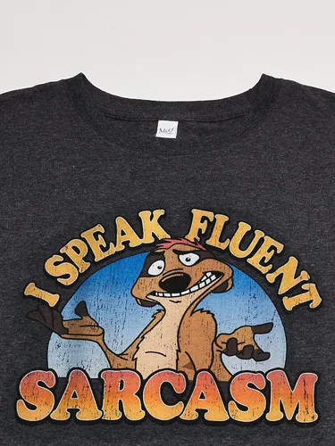 Vista 2 de Disney Lion King Sarcasm Camiseta para hombre