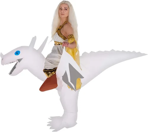 Vista 5 de Morph Adults Inflatable Ride On Dragon Halloween Costumes