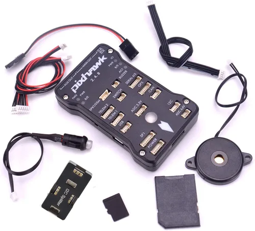 Vista 4 de Readytosky Pixhawk PX4 Controlador de vuelo Pixhawk 2.4.8 32 Bit tablero de control de vuelo+interruptor de seguridad+zumbador+divisor I2C módulo