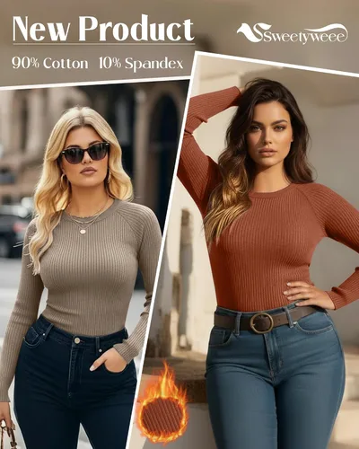 Vista 2 de Paquete de 3 camisas térmicas de manga larga acanaladas