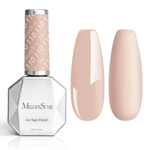 Vista 47 de MelodySusie - Esmalte de uñas en gel con brillo perla rosa brillante, 0.5 fl oz, efecto hilo, con acabado de concha rosa brillante, UV LED