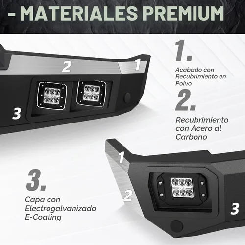 Vista 8 de YZONA Parachoques delantero y trasero compatible con Land Rover Discovery 2 1999-2004 Parachoques Rock Crawler con placa de cabrestante, receptor