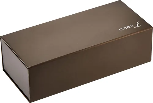 Vista 7 de Citizen Eco-Drive Ambiluna, caja de acero inoxidable plateada con diamante incrustado, reloj de señoras - EM0640-82D