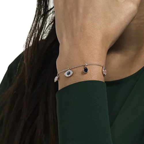 Vista 5 de Colección de joyas de cristal de mal de ojo simbólico Swarovski, Cristal