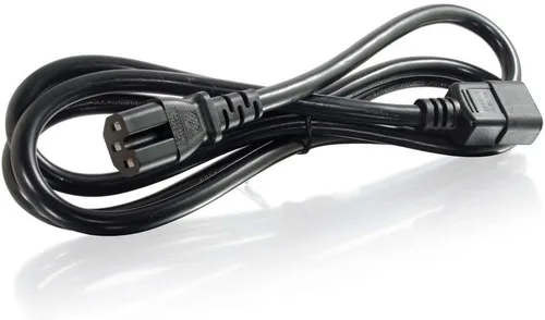 Vista 73 de Cable de alimentación C2G, cable de extensión corto, cable de extensión de alimentación, cable de alimentación de bloqueo, 10A, 250V, negro, 1 pie