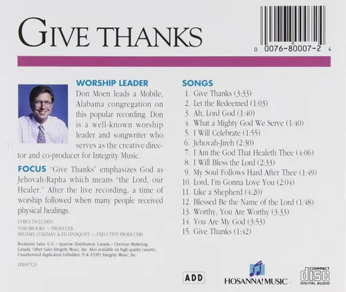 Vista 2 de Give Thanks