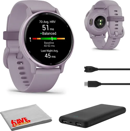 Vista 11 de Garmin vivoactive 5 - Reloj inteligente con GPS de salud y fitness para hombres y mujeres con bisel de aluminio pizarra, caja negra y banda