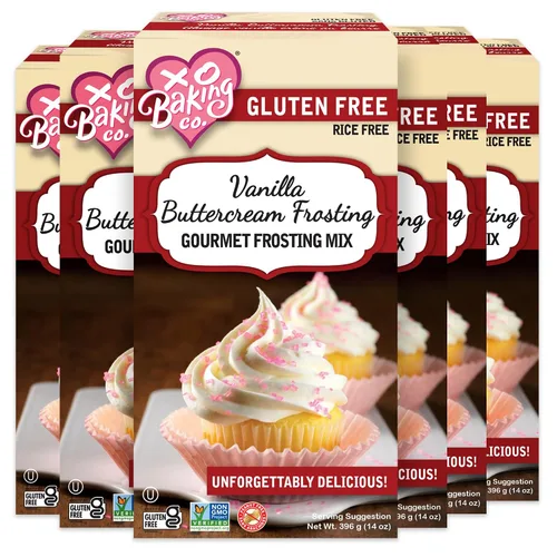 Vista 14 de XO Baking Co. Mezcla gourmet para pastel de zanahoria sin gluten; contiene zanahorias reales; sin OGM; kosher; sin arroz; sin soja; sin lácteos; sin