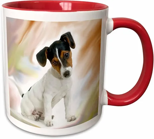 Vista 10 de 3dRose Tazas Jack Russell Terrier Jack Russell Terrier - Jack Russell Terrier (taza_4236_9)