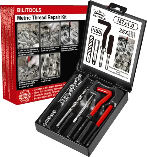 Vista 18 de BILITOOLS - Kit de reparación de roscas helicoidales métricas