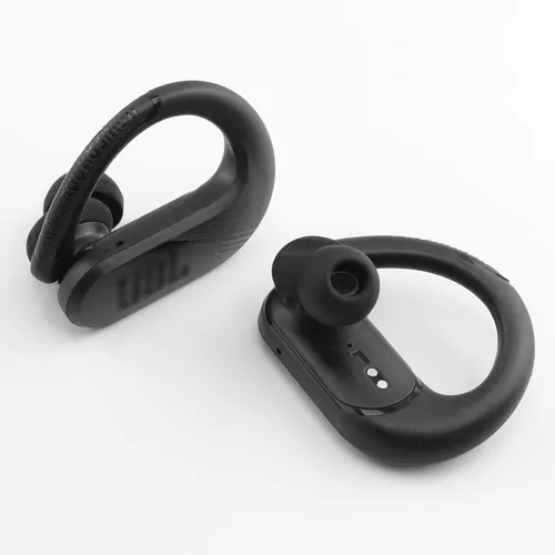 Vista 2 de Puntas de silicona de repuesto para JBL Endurance Peak 3 / Peak II/Peak/Run 2 Wired/Race TWS, 9 pares (S/M/L, negro) Compatible with JBL Endurance
