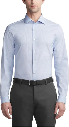 Vista 15 de Van Heusen Camisa de vestir para hombre Slim Fit Stain Shield Stretch Mercurio Oscuro Viejo