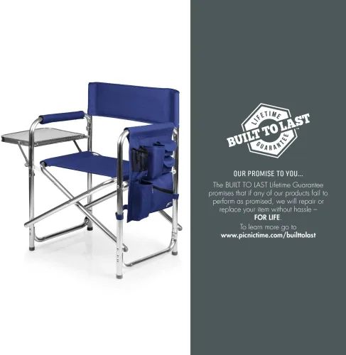 Vista 10 de NCAA silla deportiva, Azul, talla única