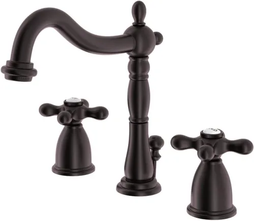 Vista 10 de Kingston Brass KB197 llave de baño amplia Heritage, KB1972AX Latón pulido