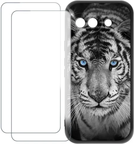 Vista 17 de Screen Protector and Case for Pixel 9A 5G - Angry Panda