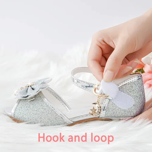 Vista 5 de Osinnme - Sandalias de boda para niña pequeña y grande