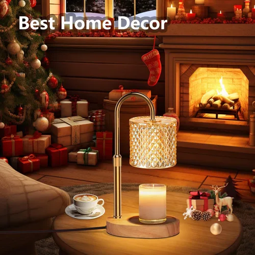 Vista 7 de seenlast Calentador Eléctrico de Lámpara de Vela con Temporizador Regulador de Intensidad Altura Ajustable, Regalos para Mujeres y Hombres