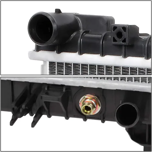 Vista 3 de DNA Motoring OEM-RA-13142 DPI 13142 - Radiador de enfriamiento de aluminio de estilo de fábrica, con pernos, compatible con Camaro 2010-2011