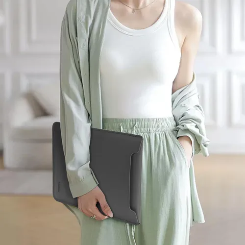 Vista 8 de Funda para laptop compatible con MacBook 12 A1534/Air 11 13 M1 A2337/Pro 13 A2338, 11.6-12.3 Acer Chromebook/HP Stream/ASUS/Surface Pro Gris