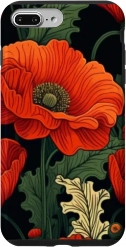 Vista 9 de Funda de flor de amapola para iPhone 15