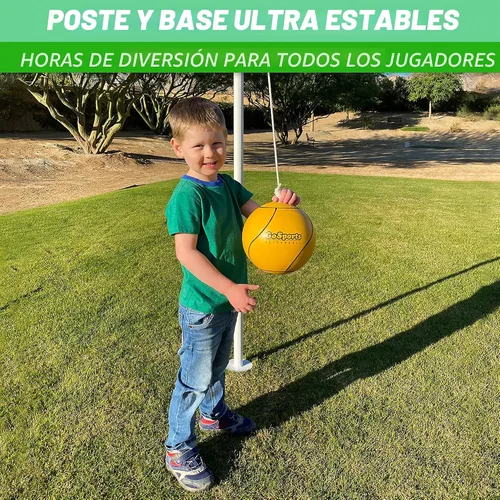 Vista 5 de GoSports - Juego de Tetherball de Patio - Tetherball al Aire Libre de Tamaño Completo