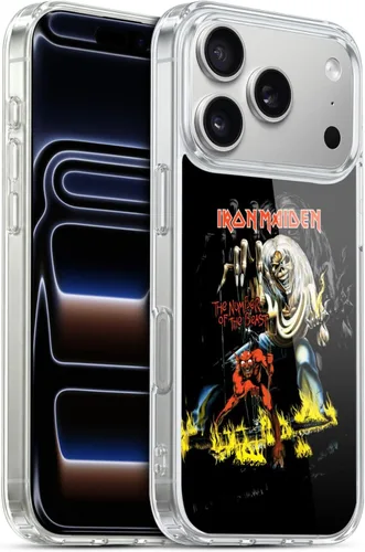 Vista 40 de Head Case Designs Funda de gel suave con licencia oficial de Iron Maiden Brave New World, compatible con Apple iPhone 7 Plus/iPhone 8 Plus Nuevo