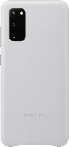 Vista 4 de Samsung Funda para Galaxy S20, cubierta trasera de cuero, color negro (versión de EE. UU. con garantía) (EF-VG980LBEGUS)