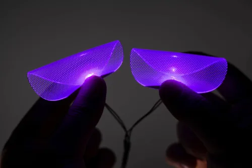 Vista 6 de Luces LED [Con detección de voz] para decoración de casco flexible, kit de bricolaje para cosplay, superhéroe RGB, para hombres, regalos - Luces Voz