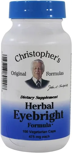 Vista 8 de Christopher's Original Formulas Herbal Eye Formula - Vitaminas para el cuidado de la vista - Suplemento natural de apoyo para los ojos con hierbas