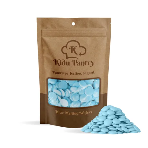Vista 14 de KIDU PANTRY - Bolsa de obleas de chocolate para derretir a granel, perfecta para sumergir, postres, hornear y más (oscuro, 2 libras)
