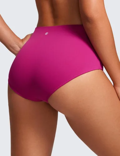 Vista 2 de CRZ YOGA Butterluxe - Pantalones cortos para mujer, cobertura completa, pantalones cortos de entrenamiento de cintura alta, pantalones cortos