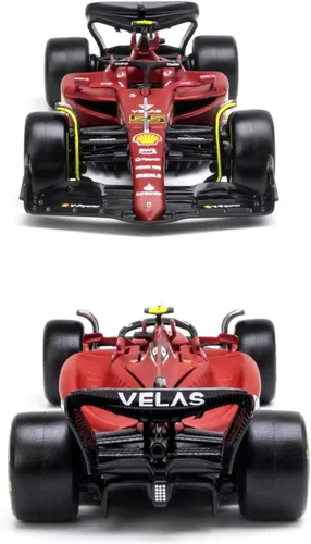 Vista 6 de HTLNUZD Bburag 1:43 Último 2022 F1-75#55 Carlos Sainz 1/43 Alloy Racing F1-75#55 Lujo Fórmula Uno Vehículos Fundidos Estáticos Die Cast Vehículos
